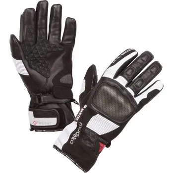 Moto rukavice MODEKA rukavice Tacoma WP lady BLACK/WHITE - 6/S