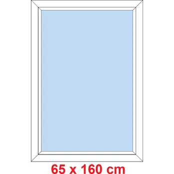 Okno Soft Plastové okno 65x160 cm, FIX neotevíravé