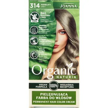 Barva na vlasy Joanna Naturia Organic Pečující barva na vlasy popelavá 314