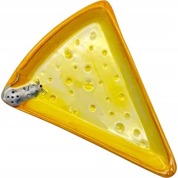 Talíř Keramický talíř "Sýr s Myškou" - ručně malovaný