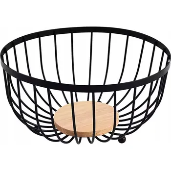 Obraz Kovový koš na ovoce černý