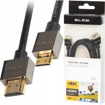 Video kabel Kabel Blow SILVER HDMI - mini HDMI 1,5 m