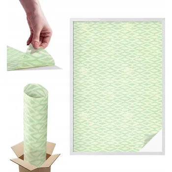 Obraz Fólie Mléčná Poloprůhledná Do Kanceláře Práce Zelené Kosočtverce 100x146 cm