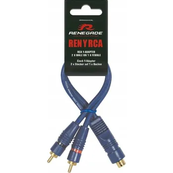 Audio kabel Kabel Renegade RENYRCA 1x RCA (cinch) - 2x RCA (cinch) 0,25 m