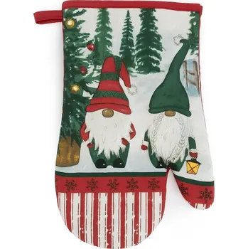 Chňapka Chňapka kuchyňská vánoční, dekor Skřítci III