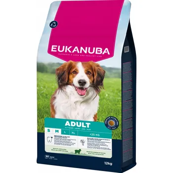 Krmivo pro psa Eukanuba Adult – krmivo pro malé a střední psy, jehněčí a rýže 12 kg