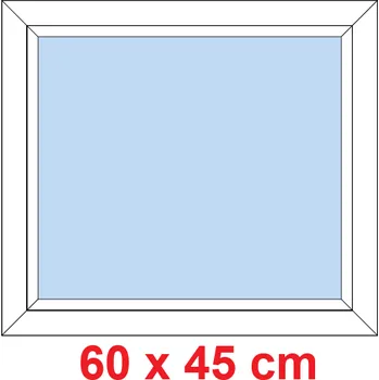 Okno Soft Plastové okno 60x45 cm, FIX neotevíravé