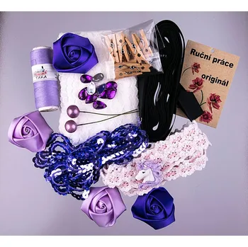 Výtvarná sada Kreativní sada fialová