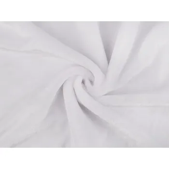 Oděvní / dekorační kožešina medvídek METRÁŽ - 1 bílá