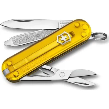 Multifunkční nůž Nůž Victorinox Classic SD Transparent Colors Tuscan Sun + 5 let záruka a dárek ZDARMA