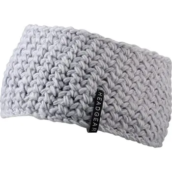 Zimní čelenka Myrtle Beach (Daiber) Háčkovaná čelenka MB7947 - Stříbrná