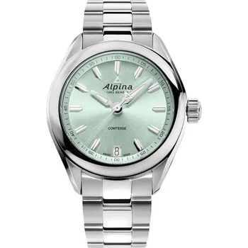 Hodinky Alpina Comtesse Quartz Fresh Green AL-240LGR2C6B + 5 let záruka a dárek ZDARMA