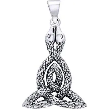 Přívěsek PROPLETENEC Z HADŮ, keltský stříbrný přívěsek