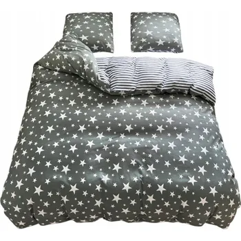 Povlečení POVLEČENÍ 200x220 OBOUSTRANNÁ BAVLNA SATÉN GierekHoff KOMPLET 3 HVĚZDIČKY