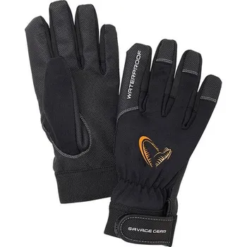 Rybářské oblečení Savage Gear Rukavice All Weather Glove Black - M