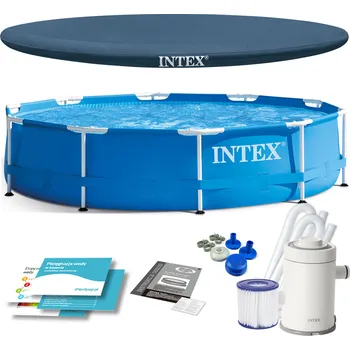 Bazén Zahradní bazén s rámem 305 x 76 cm 10v1 INTEX 28202