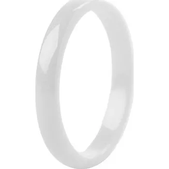Prsten Keramický prsten - 3 (vel. 8) bílá