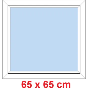 Okno Soft Plastové okno 65x65 cm, FIX neotevíravé