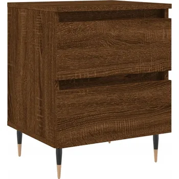 Noční stolek Noční stolek dřevěný 40x35x50 cm hnědý