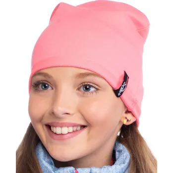 Čepice Dětská čepice SAM 73 CC 30 RŮŽOVÁ unisize