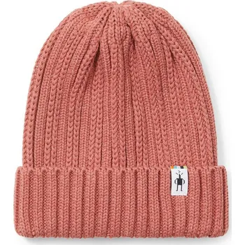 Čepice čepice SMARTWOOL RIB HAT, dusty cedar heather