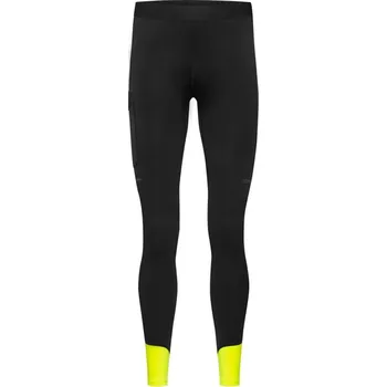 Cyklistické kalhoty GORE Cyklistické kalhoty dlouhé bez laclu - CONCURVE - černá/žlutá L
