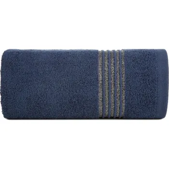 Ručník RUČNÍK KOUPELNOVÝ STŘEDNÍ 1 KS LILA (10) 50x90 CM TMAVĚ MODRÝ