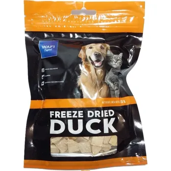Pamlsek pro psa WAFI Lyofilizované pamlsky s kachnou 50g pro psy a kočky
