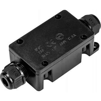 IP kamera Spojka Masterled černá vodotěsná IP68 3žilová pro kabely