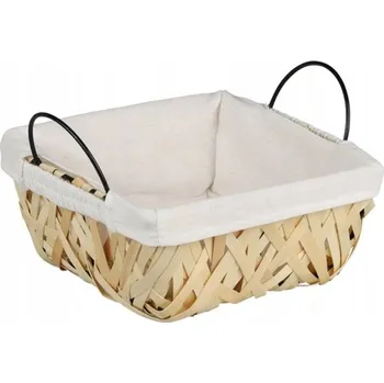 Košík na pečivo proutěný béžový