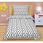 Povlečení krepové Junior - 140x200, 70x90 cm kočky - dětský motiv