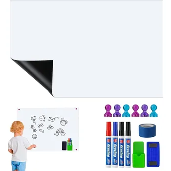 MAGNETICKÁ TABULE POPISOVATELNÁ ZA SUCHA 50*100 CM SUPERMAGNETICKÁ ADSORPCE BÍLÁ