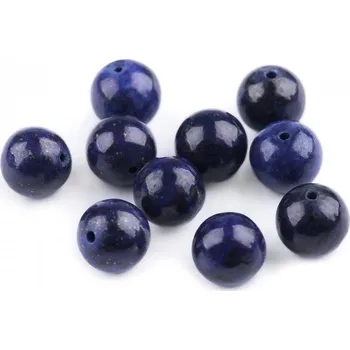 Korálek Minerálové korálky Lapis lazuli Ø8 mm 11ks - lapis lazuli