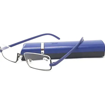 Brýle na čtení Dioptrické brýle v pouzdru TR810 / +1,50 modré
