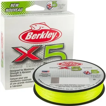 Berkley Šňůra X5 Flame Green 150m - 0,25mm 27kg