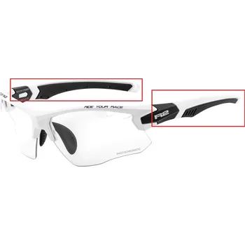 Sluneční brýle náhradní stranice R2 Crown AT078 - bílá matt