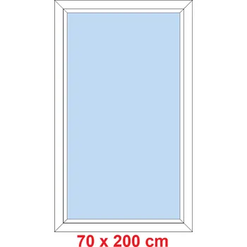 Okno Soft Plastové okno 70x200 cm, FIX neotevíravé