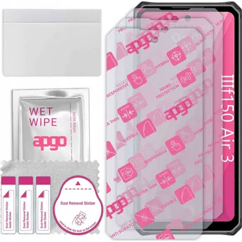 Pouzdro na mobilní telefon 3x Hybridní Sklo pro IIIf150 Air 3, alternativa tvrzeného skla