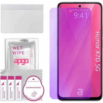 Pouzdro na mobilní telefon Hybridní Sklo Anti-Blue 9H na displej pro Honor X7D 5G