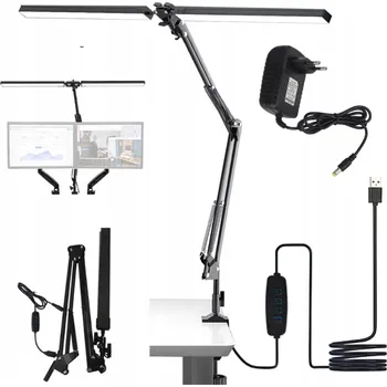 Lampička PROFESIONÁLNÍ LED LAMPA NA STŮL KRESLÍŘSKÁ ŠKOLNÍ 24W 1000LM