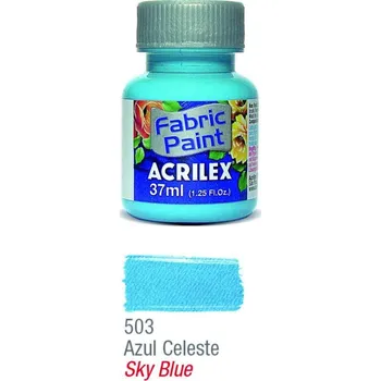 Výtvarná barva Barva na textil 37ml 503 Sky Blue