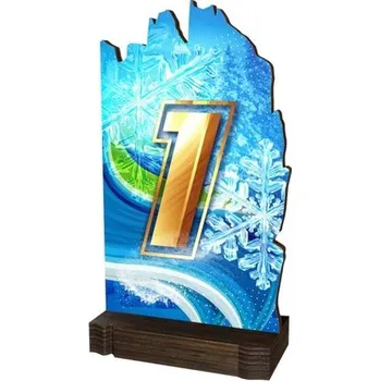 Poháry Bauer Dřevěná plaketa WPLAW02M09 | Čísla