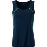 James & Nicholson (Daiber) Dámské funkční tílko JN493 - Tmavě modrá / jasně žlutá | L