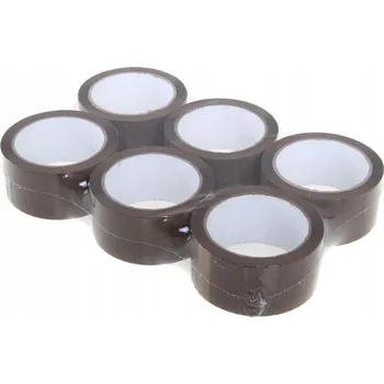 Lepicí páska Balicí páska SolidTape hnědá, šířka 48 mm, délka 60 m, 6 ks