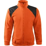 MALFINI Fleecová mikina Jacket Hi-Q - Oranžová | 3XL