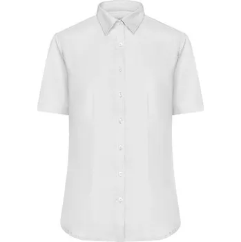 Dámská košile James & Nicholson (Daiber) Dámská košile s krátkým rukávem JN683 - Bílá | 2XL