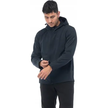 Pánská softshellová bunda Pánská Softshellová Bunda HI-TEC NAREN tmavě modrá PRODYŠNOST a VODĚODOLNOST L