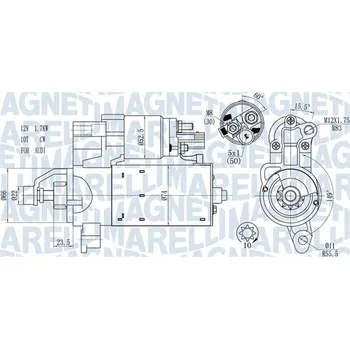 Startér Startér MAGNETI MARELLI 063721563510