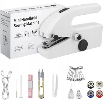 Mini Elektrický Ruční Sewing Machine pro Rychlé Šití, Na Oblečení, Džíny, DIY
