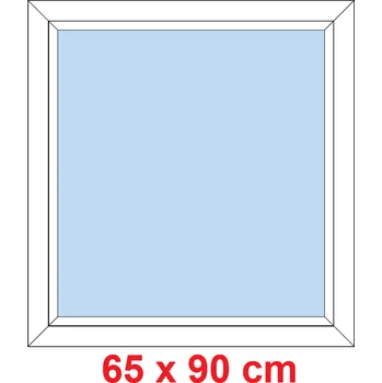 Okno Soft Plastové okno 65x90 cm, FIX neotevíravé
